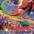 Typing Space Harrier : manuel, couverture et CD japonais PC