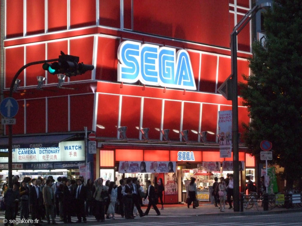 SegaKore The SEGA Treasure Box Salle SEGA et Club Sega Akihabara