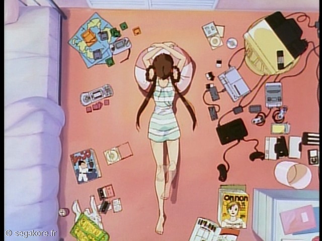 Cameo : la Mega Drive dans Devil Hunter Yohko Part 2 (1992)